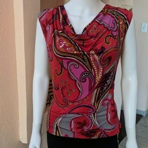Jennie & Marlis multicolored tank blouse